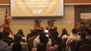 The Launch of TimorLeste and Australia Partnership for Human Development [upl. by Lennahs]