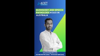 Opportunities in the occupational categories of Audiology and Speech Pathology in Australia [upl. by Asel]