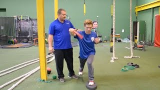 Balanced FlexBar Oscillation  Baseball Injury Prevention Exercise [upl. by Nnyletak]