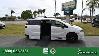 2024 Honda Odyssey with Braunability Power Infloor Side Entry Ramp [upl. by Assirat993]