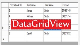 How to Display Database Table in C Datagridview [upl. by Enohpets]