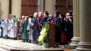 Tara Alkadiry singing the National Anthem at 2009 USF Graduation [upl. by Dlopoel]