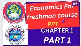 Economics for freshman course power point [upl. by Anallise]