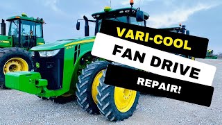 Prepare to get BLOWN away VariCool Fan Drive maintenance and repair explained John Deere 8310R [upl. by Hacker]