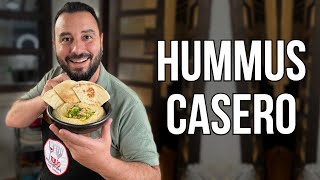 ¡Cómo hacer un Hummus Casero Fácil y Rápido  Receta [upl. by Haneehs305]