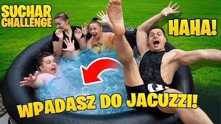 ŚMIEJESZ SIĘ WPADASZ do JACUZZI Suchar Challenge z Ekipą [upl. by Allebasi333]