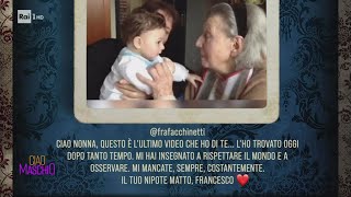 Francesco Facchinetti e lultimo video con la nonna  Ciao Maschio 18052024 [upl. by Trudy]