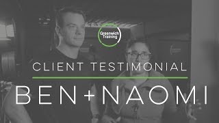 Client Testimonial Ben amp Naomi  Personal Training Greenwich Gym [upl. by Esbensen]