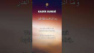 Kadir Suresi [upl. by Livi]