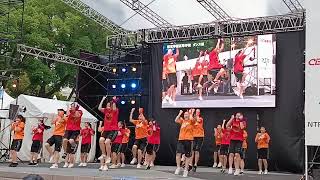 Cheerleader performance in Japan [upl. by Millan]