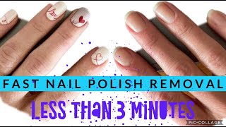 FAST NAIL POLISH REMOVAL  Remove Color Street nail polish quickly  DIY Nails [upl. by Ketti]