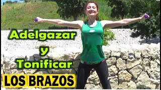 Ejercicios para ADELGAZAR Y TONIFICAR LOS BRAZOS RAPIDO  Reducir espalda y brazos en 9 minutos [upl. by Ahsiryt]