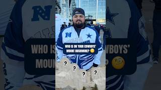 we asked CowboysNation who is on their DallasCowboys Mount Rushmore ⛰️ BankofAmerica shorts [upl. by Manno]