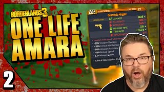 Borderlands 3  One Life Amara  Funny Moments amp Loot  Day 2 [upl. by Garrard]