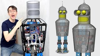 Building Robot X 7  Futurama Bender  James Bruton [upl. by Enigroeg]