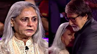 Amitabh Bachchan Emotional Breakdown at KBC with Jaya Bachchan at his 80th Birthday Celebrations [upl. by Lednek]