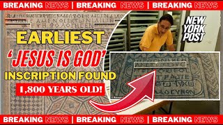 BREAKING NEWS  Earliest quotJesus Is Godquot inscription found 230AD [upl. by Adnoluy]