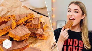 Homemade Crunchie  In The Kitchen With Kate [upl. by Lillis]