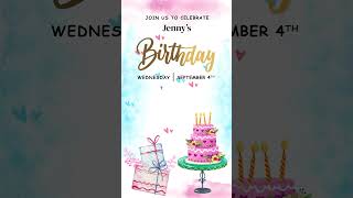 Birthday Invitation Template 54 [upl. by Gweneth]