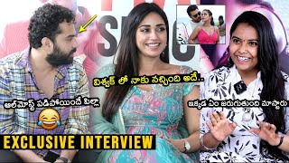 ధమ్కీ2 మాత్రం👌 Vishwak Sen and Nivetha Pethuraj EXCLUSIVE Interview With Anchor Anjali  Dhamki [upl. by Iad]