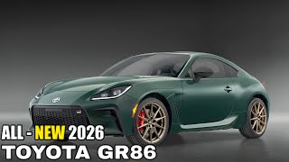 2026 TOYOTA GR86  New Update Revealed  EngineSpecsPerformance [upl. by Scrivings366]