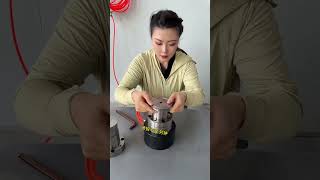 Stationary air collet chuck for cnc processing Expanding mandrel air chuck [upl. by Irianat900]