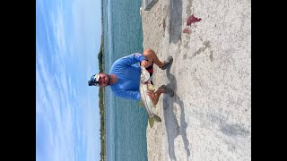 Fishing fort pierce inlet with live croakers looking for one last slot [upl. by Kurtzig725]