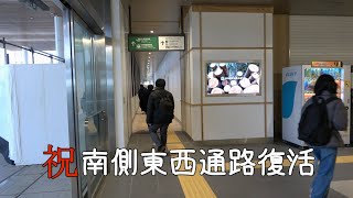 新潟駅万代広場工事状況＆南側東西通路復活202416 [upl. by Koball]