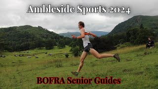 Ambleside Sports 2024 BOFRA Senior Guides Race [upl. by Cherise]