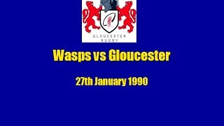 Wasps vs Gloucester on 27 January 1990 [upl. by Brennan]