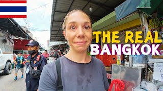 Walking around Bangkoks most quotDANGEROUSquot district as a solo female Khlong Toei 🇹🇭 [upl. by Sinnel]