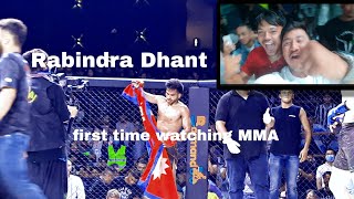 My first fight experience  MMA fight at LOD  Rabindra Dhant vs Korey Sutclife mma nepal [upl. by Elrak846]