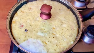 За 5 минут ЯБЛОЧНЫЙ ПИРОГ на сковороде который тает во рту Быстрый и Вкусный Завтрак [upl. by Baynebridge289]