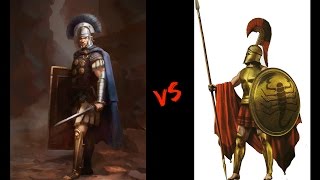 Spartans VS Roman Legionnaire  Training and Equipment  History That Changed the World  002 [upl. by Ahsilet]