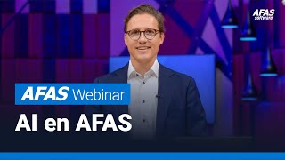 Webinar AI en AFAS [upl. by Franchot]