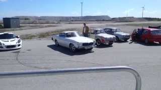 Volvo P1800 quotThe Saintquot racing on Gotland Ring [upl. by Nahsab]