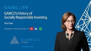 GAMCOs History of Socially Responsible Investing [upl. by Dedrick974]