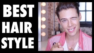 THE BEST HAIRSTYLE FOR MALE MODELS Haircut and Styling Tutorial [upl. by Haniraz]