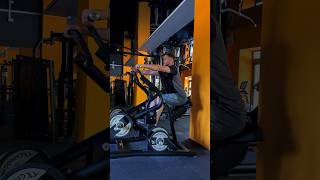 Seated row machine  pronated grip [upl. by Noremmac]