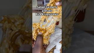 “Salted Caramel Pretzel Rice Crispy Treats  Sweet amp Salty Perfection” [upl. by Austin586]