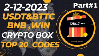 Binance Crypto Box code free today  binance crypto box code free  Binance Usdt code today [upl. by Anitsirhcairam]