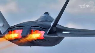 Extremely Powerful F22 Raptor Shows Its Crazy Ability [upl. by Adilem]