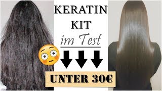 KERATIN BEHANDLUNG selber machen  Haarglättung amp Haarversiegelung für 3 Monate [upl. by Isidro610]