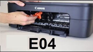 أصلاح عطل Canon Pixma E04  طابعات كانون  اللمبة البرتقالي  لمبة الاعطال [upl. by Norvell]