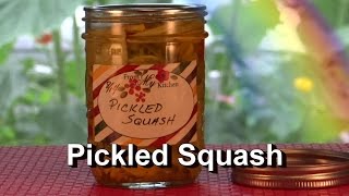 Pickled Squash Recipe Zucchini Patty Pan amp More [upl. by Beacham]