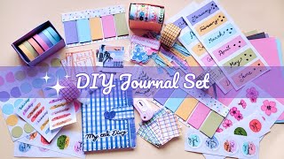 DIY JOURNAL SET How to Make Journal Set at Home DIY Journal kit  DIY Journal Stationary [upl. by Hctud]