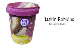 Baskin Robbins Vanilla and Chocolate Ice Cream Review  baskin robbins 450ml ice cream Tuber Review [upl. by Sholley]