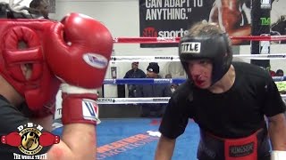 MAYWEATHER BLOODY SPAR WAR ANDRES CORTEZ SPARS LAVISAS WILLIAMS [upl. by Tori]