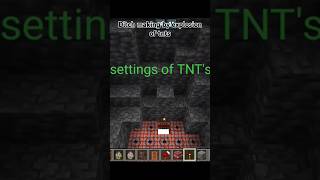 Ditch making by the explosion of tnts minecraft shorts [upl. by Allehs75]