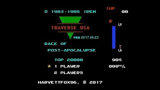 Traverse USA  Race of PostApocalypse Zippy Race Hack Famicom  Playthrough [upl. by Yrelle24]